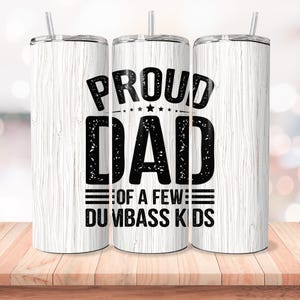 Dad Tumbler Wrap Bundle Funny Man Sayings Sublimation Father's Day Design 20oz Skinny Straight Dad Life Digital Download Grandpa Stepdad PNG image 8