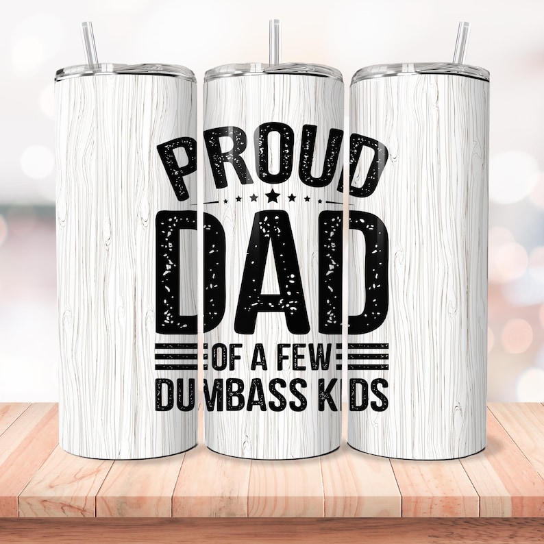 Dad Tumbler Wrap Bundle Funny Man Sayings Sublimation Father's Day Design 20oz Skinny Straight Dad Life Digital Download Grandpa Stepdad PNG image 8
