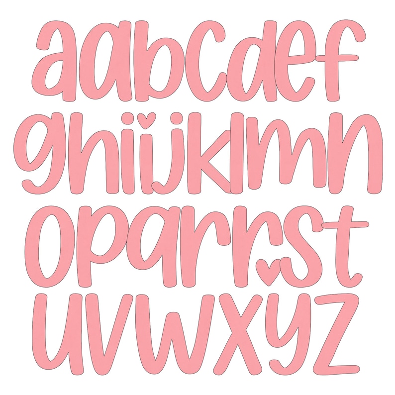 Preppy Bubble Summer Alphabet Letters | Spring Floral Alpha | Flower ...