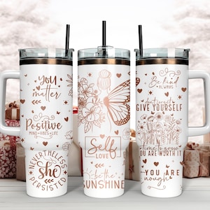 40oz Tumbler Motivational Laser Svg, Inspirational Laser Tumbler Svg, 40oz Tumbler Laser Rotary Svg, 40oz Tumbler Wrap For Laser Engraving
