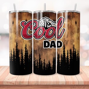 Dad Tumbler Wrap Bundle Funny Man Sayings Sublimation Father's Day Design 20oz Skinny Straight Dad Life Digital Download Grandpa Stepdad PNG image 5