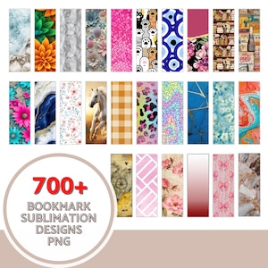 700+ Bookmark Sublimation Bundle, 3D Flowers Bookmark, Cute Cat Bookmark, Nature Design, Bookmark Sublimation Design, Cat Printable Bookmark