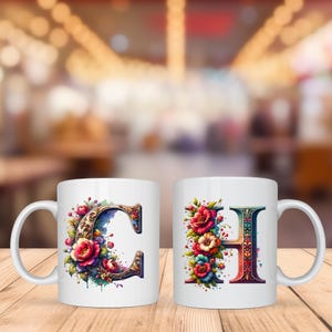 Designs de canecas para o Dia dos Namorados, Alpha Doodle Pack, inclui letras A-Z, perfeito para canecas de qualquer tamanho, cartas de Dia dos Namorados, caneca de café de sublimação