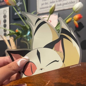Anime Clear Peeker Sticker | Anime Peeking Decal