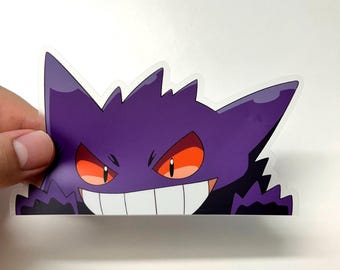 Gengar Peeker Sticker