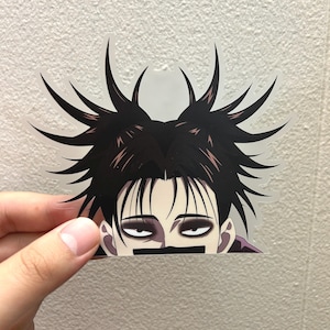 Choso Clear Peeker Sticker | Anime Peeking Decal