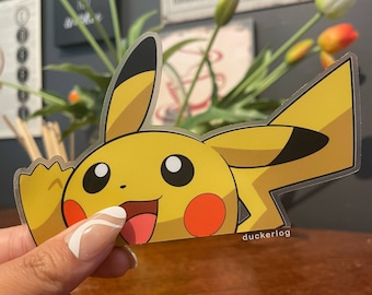 Pikachu Peeker Sticker