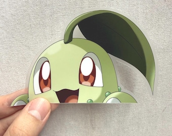 Chikorita Peeker Sticker
