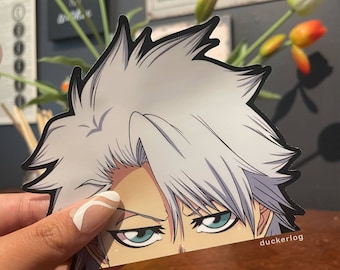 Toshiro Peeker Sticker | Anime Peeking Decal