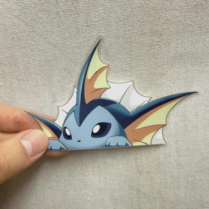 Vaporeon Peeker Sticker