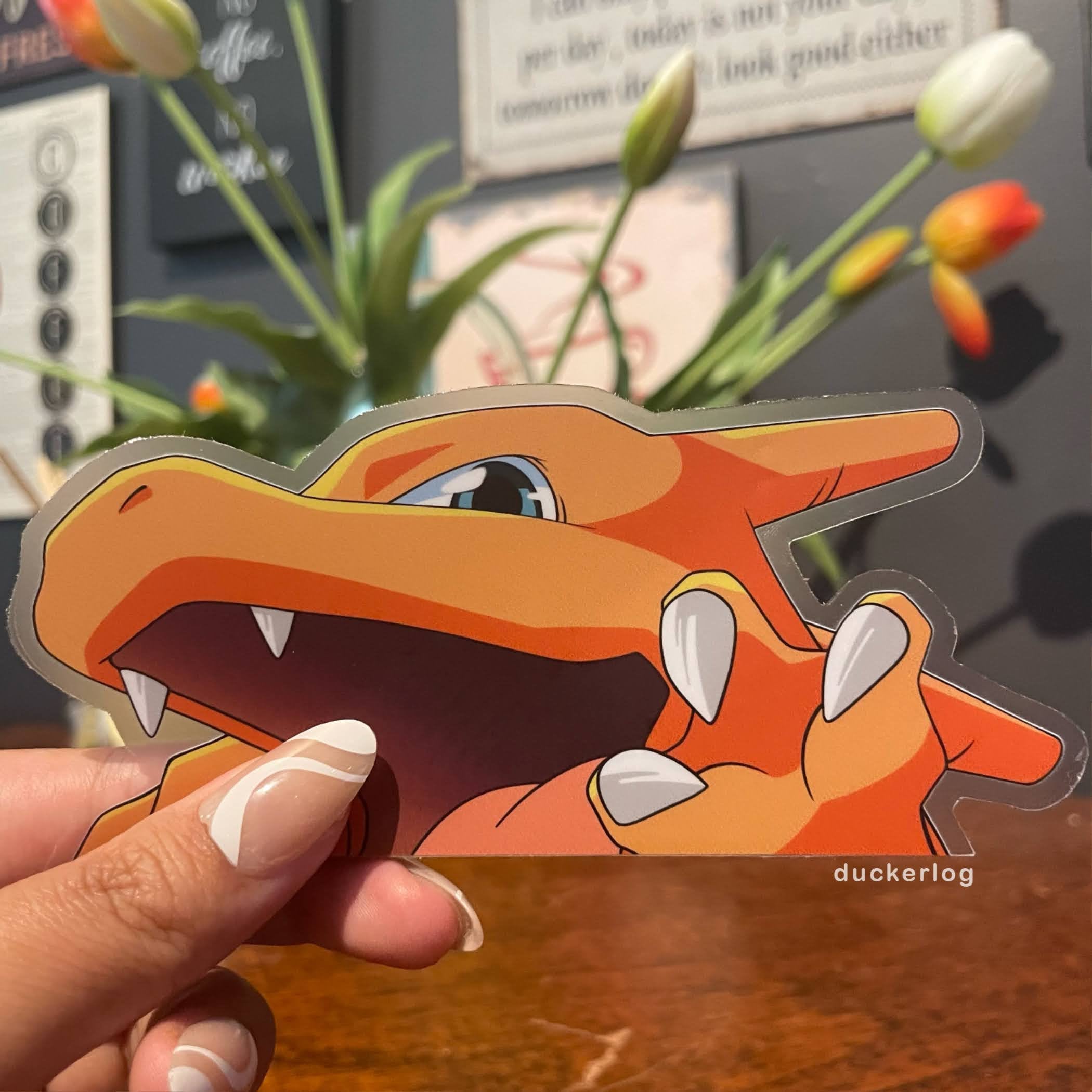 Charizard Peeker Sticker - Etsy Australia