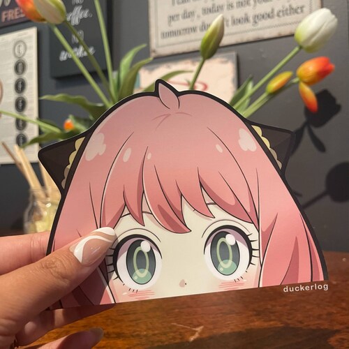 Anya Peeker Sticker | Anime Peeking Decal