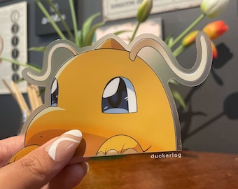 Dragonite Peeker Sticker