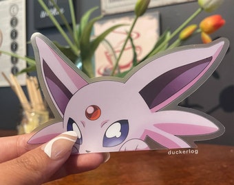 Espeon Peeker Sticker