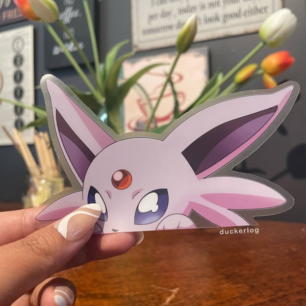 Espeon Peeker Sticker