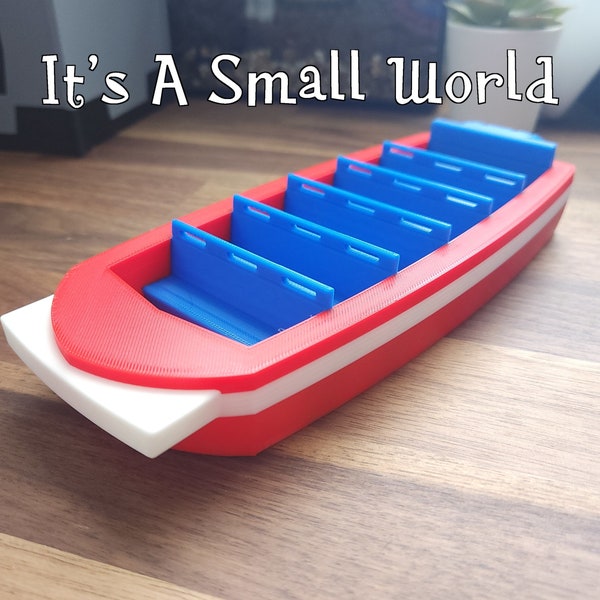 Small World Boat Model (Magic Moments 3D) Fantasyland Water Ride Boat Replica, Available in multiple colors