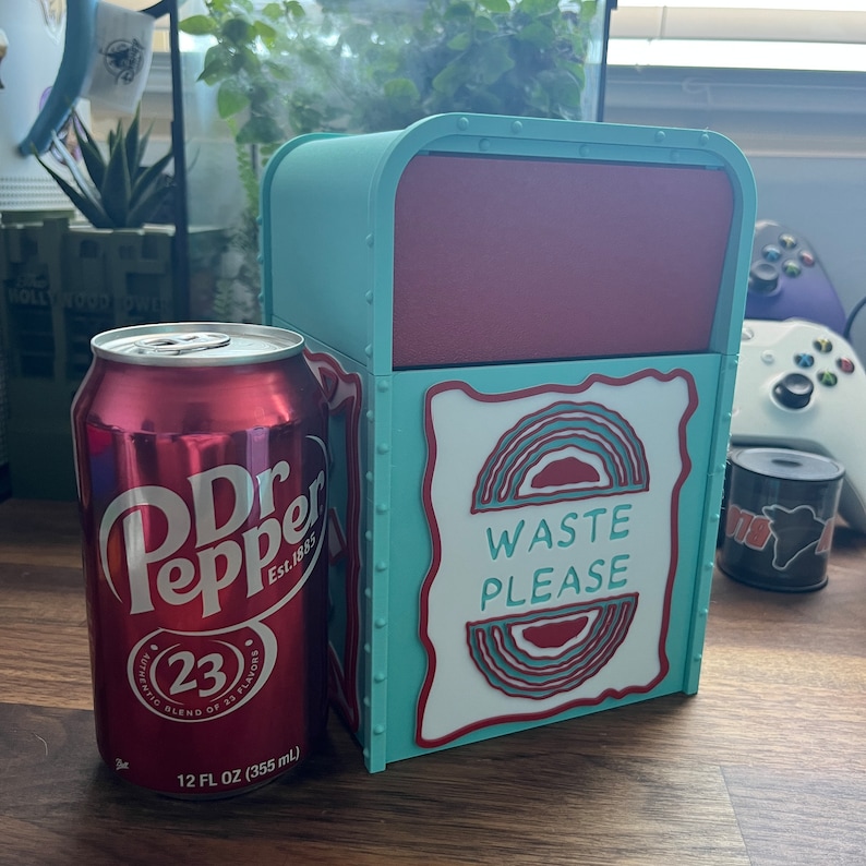 Adventure Area Amusement Park Desktop Trash Can: Office Decor bild 8