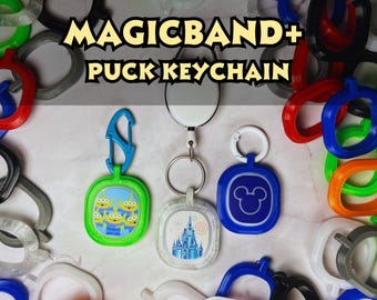 Llavero con disco MagicBand+: accesorio para parque de atracciones