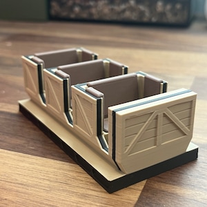 Thunder Minecart Ride Train Car Mini (Magic Moments 3D) Frontier Ride Vehicle Scale Model. Amusement Park Ride Mini