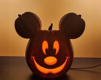 Amusement Park Pumpkin Light: Halloween Fall Decor
