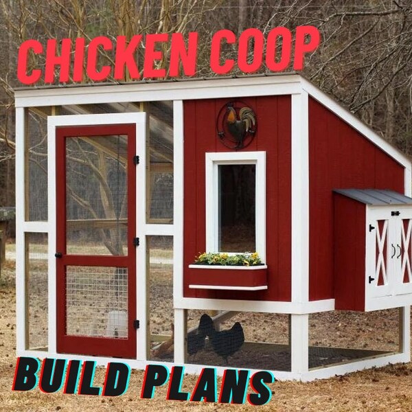 Chicken Coop Plans Pdf Etsy