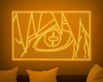 Anime Eye LED Neon Sign – Manga Wall Art Decor