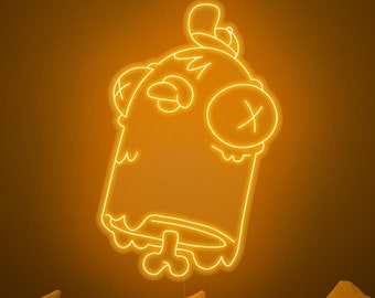 Chicken Meme LED Neon Sign – Wall Decor