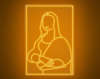 Mona Lisa LED Neon Sign - Wall Art Decor