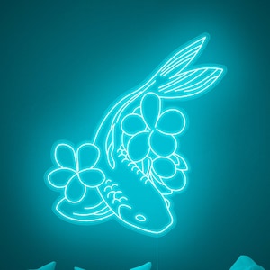 Japanese fish - LED Neon Sign, Wall Decor, Wall Sign, Neon Lights