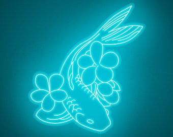Japanese Fish LED Neon Sign – Wall Art Decor