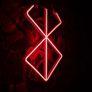 Brand of Sacrifice - Insegna al neon a LED, decorazione da parete, insegna da parete, luci al neon
