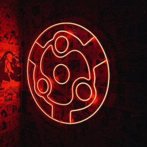 Anime logo - LED Neon Sign, Wall Decor, Wall Sign, Neon Lights