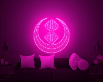 Led-neonbord Brand of Sacrifice – wanddecoratie