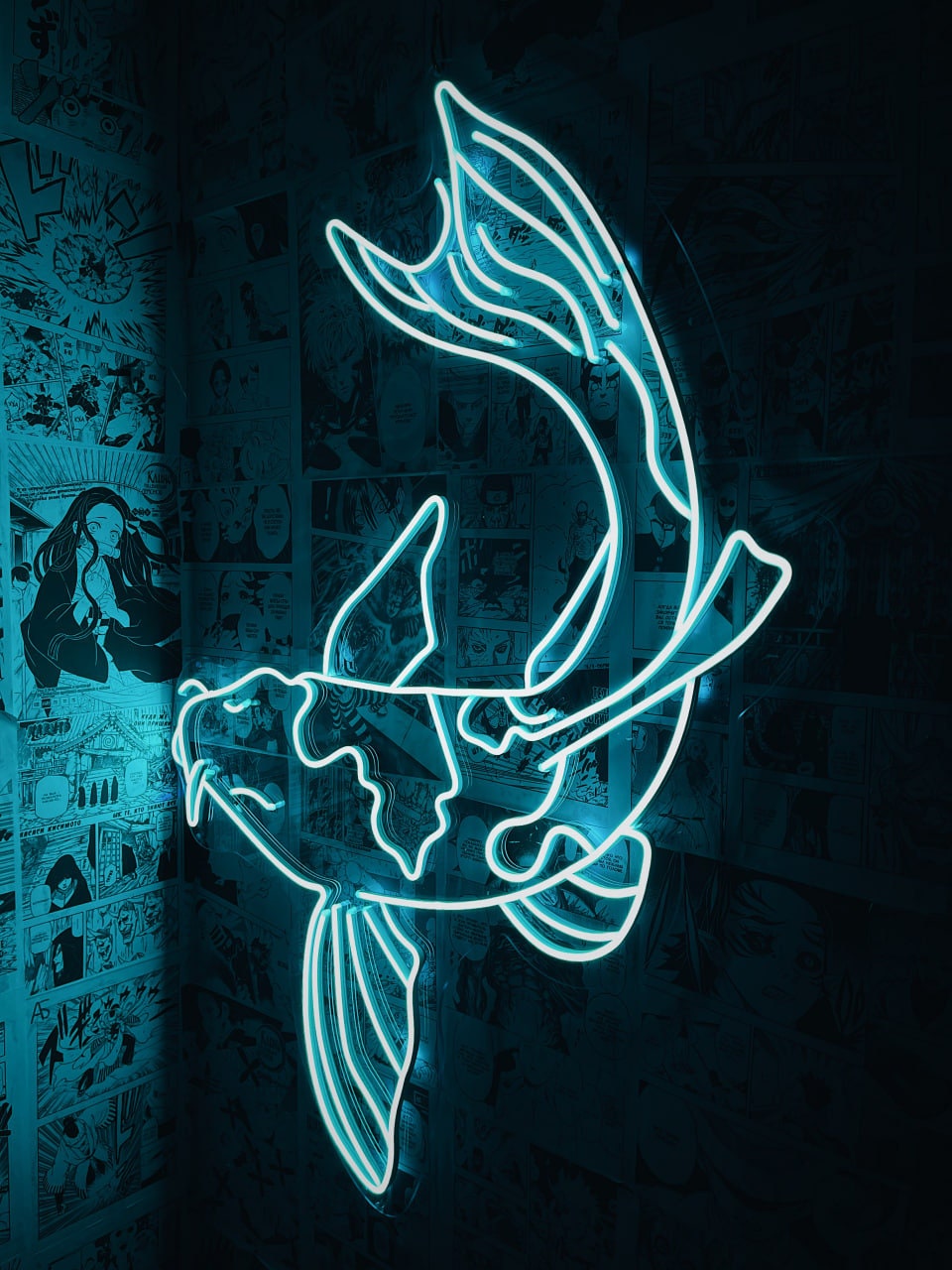 Japanese Koi Fish LED Neon Sign – Wall Art Decor - Etsy