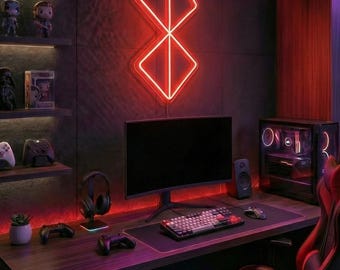 Brand of Sacrifice LED Neon Sign - Anime Wall Decor
