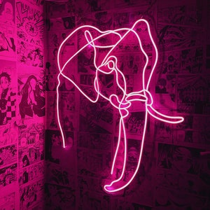 Elephant - LED Neon Sign, Wall Decor, Wall Sign, Neon Lights