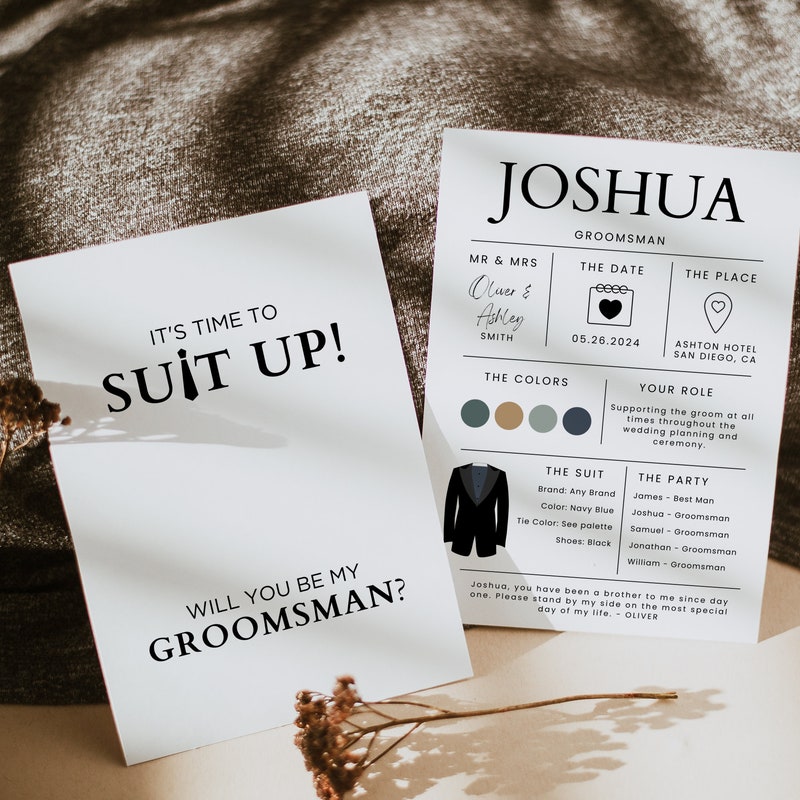 Asking Groomsmen - Etsy