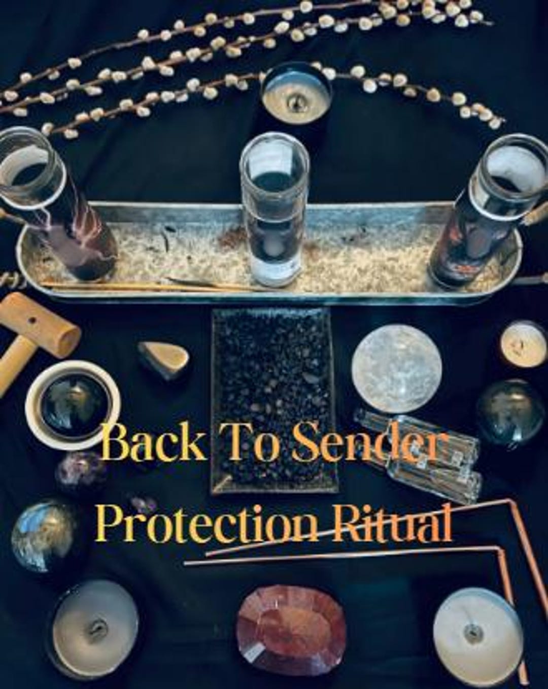 Etsy Ritual Return to Sender | Protection Ritual | Black Candle Ritual | Reversal ...
