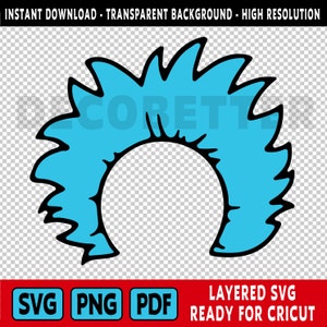 Blue wig thing 1 uk hot sale