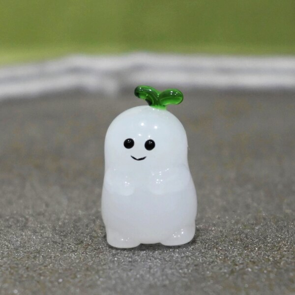 Mini Glass Figurines, Glass Dolls, Glass Vegetables, Cute Vegetables, Glass Art Sculptures, Gift for Pupils