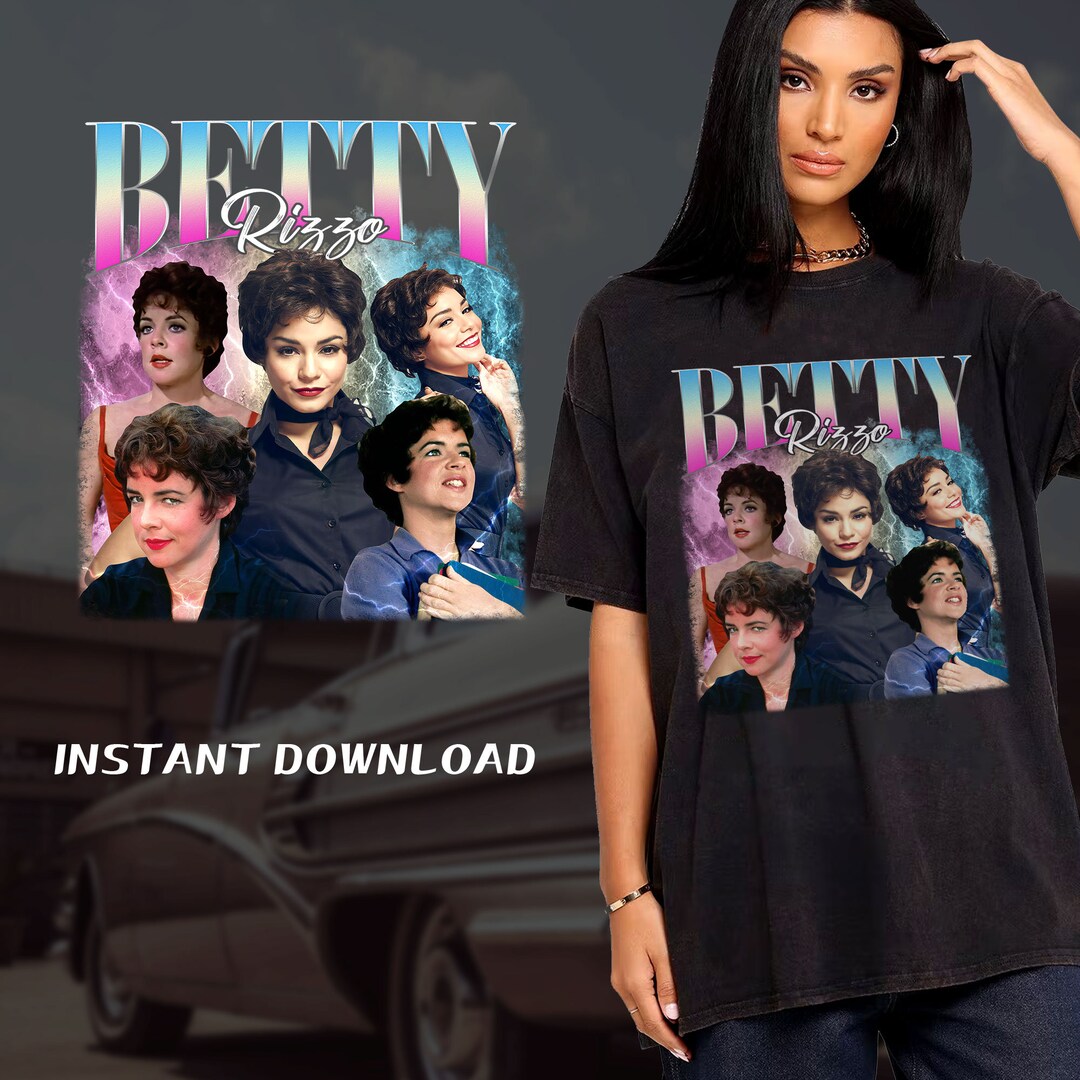 Betty Rizzo Vintage Png File Betty Rizzo Bootleg Rap Png - Etsy