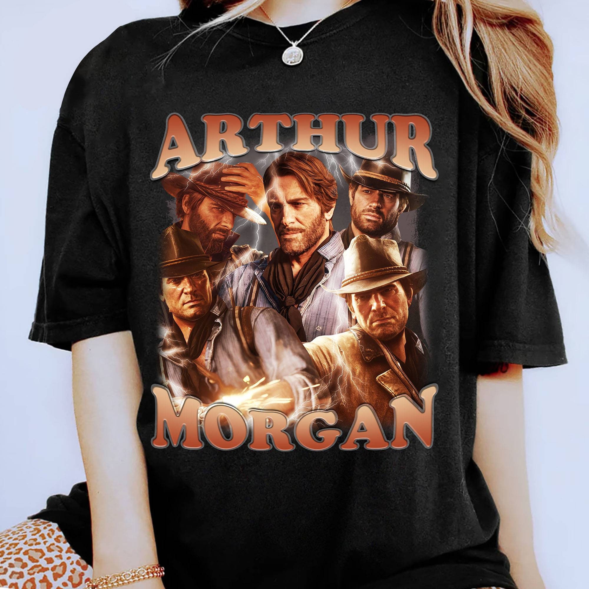 Camiseta Red Dead a Morgan em 100% Algodão Premium Marmoriza