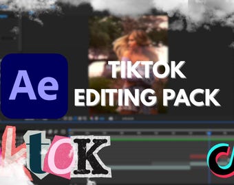 TikTok After Effects Editing Pack, After Effects Presets, AE effects, AE presets, TikTok Edits, After Effects effects