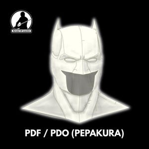 BatHush Cowl (PEPAKURA FOAM PATTERNS)