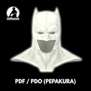 BatFleck BvS (PEPAKURA FOAM PATTERNS)