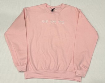 Pink Bow Sweatshirt