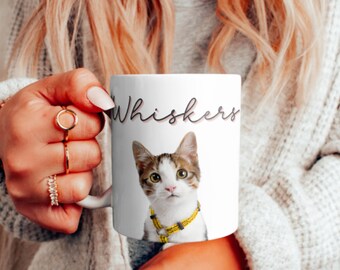 Taza personalizada para mascotas, taza personalizada para mascotas, taza personalizada para gatos, taza para perros, taza de café personalizada, taza de café para amantes de los perros, personalizar tazas para mascotas, regalo para amantes de los perros