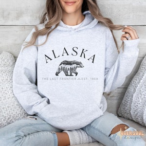 Alaskan Wildlife Sweatshirts for Men Etsy