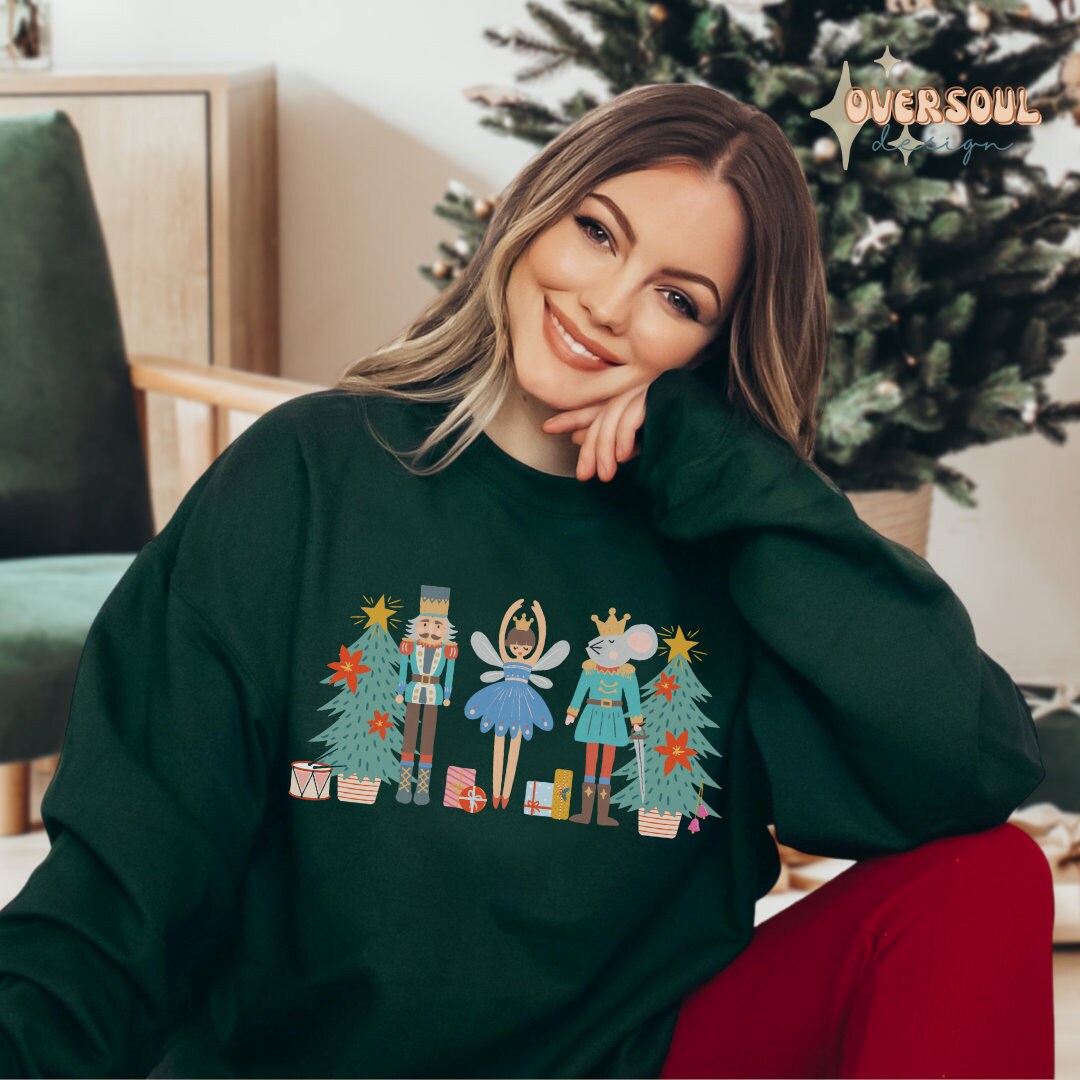 Nutcracker Sweatshirt Sugar Plum Fairy Shirt Women Christmas - Etsy