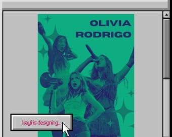 Olivia Rodrigo Poster, Wall Decor | Instant Printable Digital Download